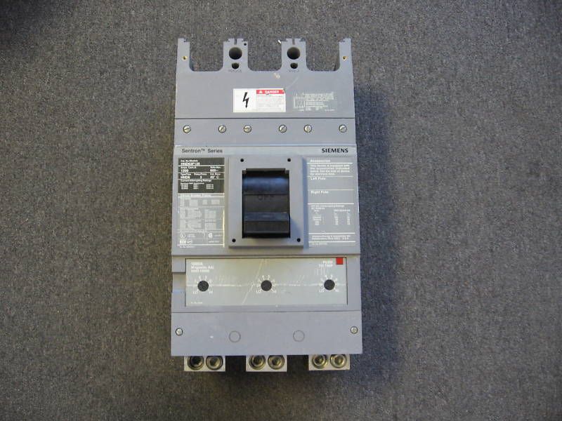 SIEMENS CIRCUIT BREAKER 3P 1200 AMP 600V HND63F120  