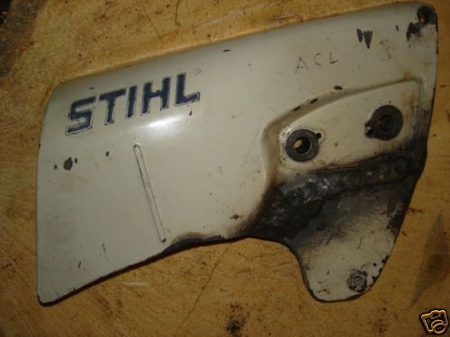 STIHL 090 070 CLUTCH COVER CHAINSAW PART UGLY BUT WORKS  