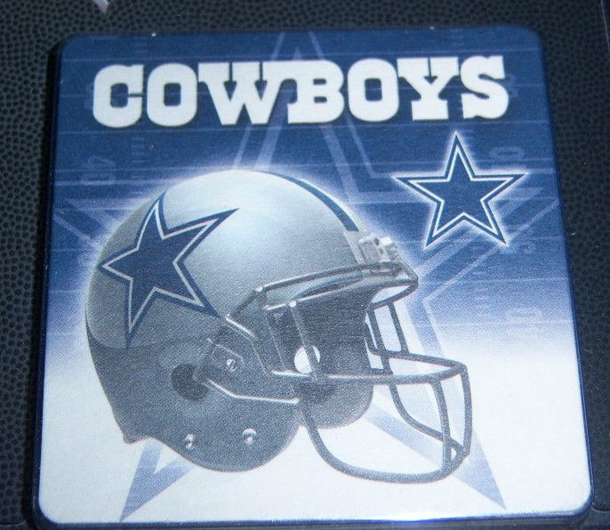 10 Pack) Dallas Cowboys Premium Drink Coasters 094746501198  