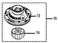 OEM Pro Cut II Trimmer Head fits Ryobi 4 stroke 30cc  