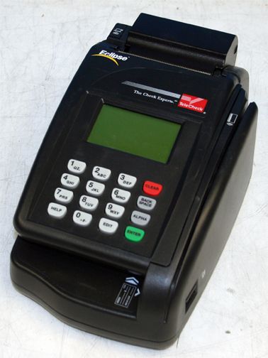 TeleCheck VeriFone Quartet Eclipse Credit Card Terminal  