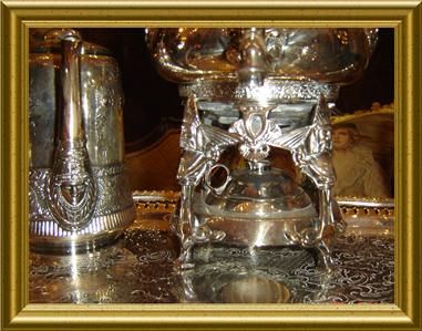   Meriden Britannia SILVER 8 Pcs. TEA,COFFEE SET,SAMOVAR,KETTLE  