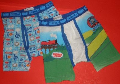   size 8 Thomas the Train boxer briefs underwear 2 pair per pack  