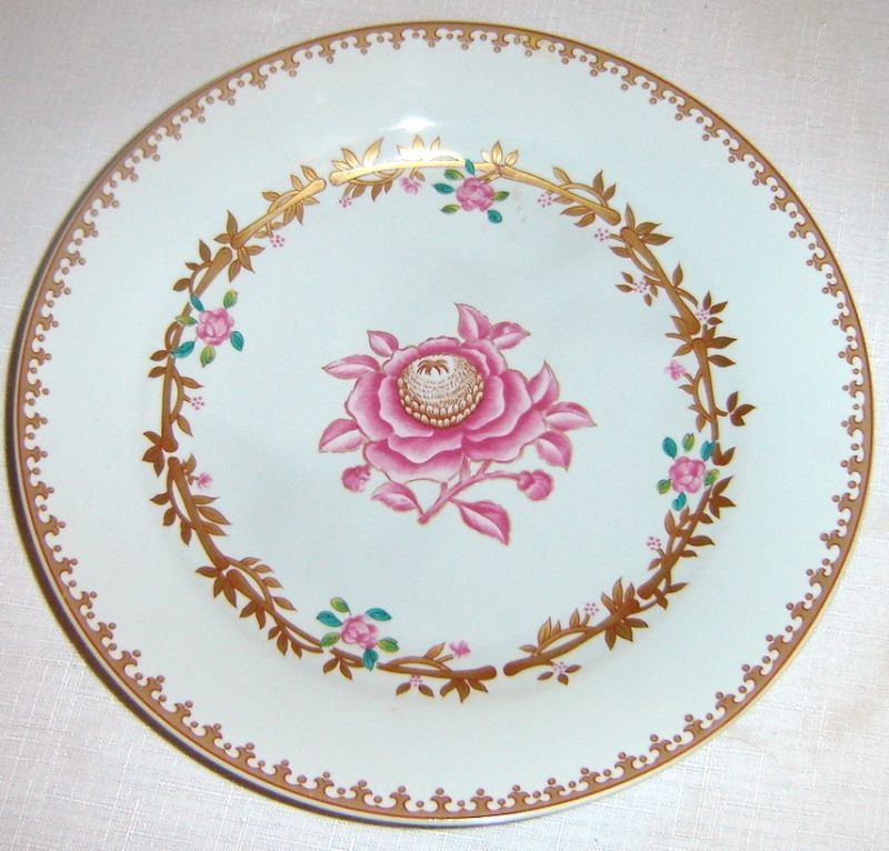 Avon Abigail Adams Collector Plate 22K Gold Peabody  