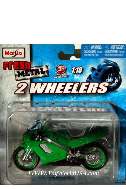 Maisto 2 wheelers Honda NR green  