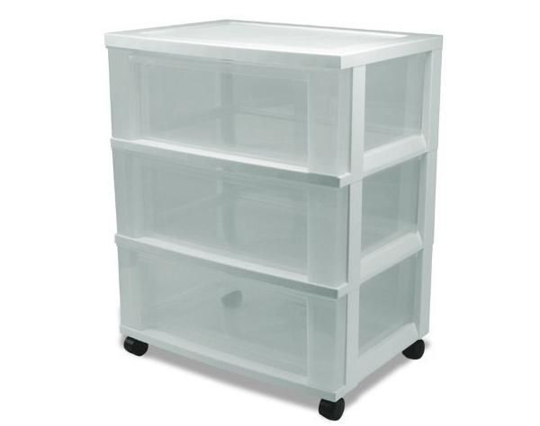 Drawer Storage Chest Closet Furniture WC 503 White  