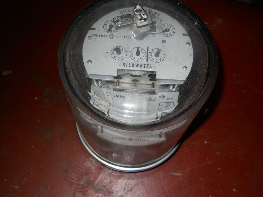 GE Watthour Meter (see photo)  