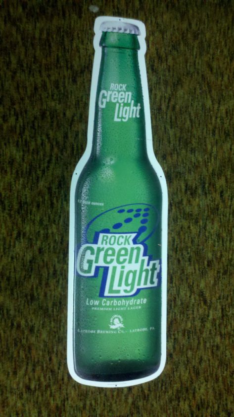 ROLLING ROCK GREEN BEER TIN SIGN BAR PUB COLLECTIBLE  