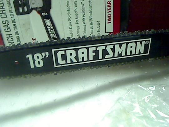 CRAFTSMAN 18IN GAS CHAINSAW 42 CC 35190 GASOLINE CHAIN SAW  