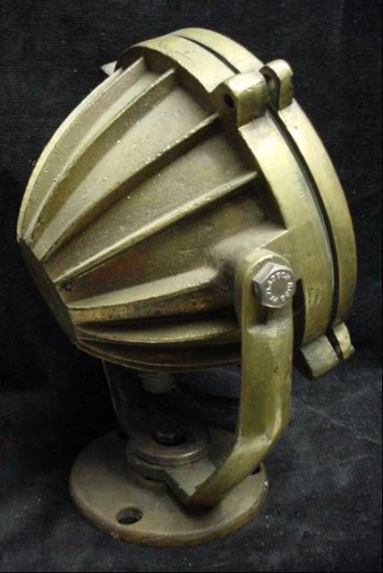 Brass Marine Searchlight Spotlight Nautical Ships Light Steampunk 