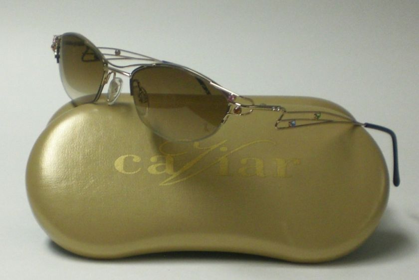 CAVIAR M1908 1908 GOLD C72 AUTH SUNGLASSES SWAROVSKI  