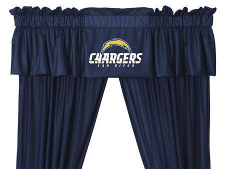 nEw SAN DIEGO Chargers CURTAINS/Drapes+VALANCE Sports  