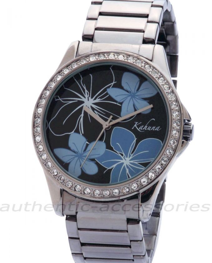 Kahuna Ladies Stainless Steel Flower Watch KLB 0013L  