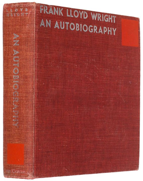 FRANK LLOYD WRIGHT, Signed First Ed. Autobiography  