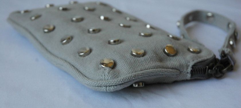 GERARD DAREL Studded Wristlet Clutch Wallet Bag Handbag  