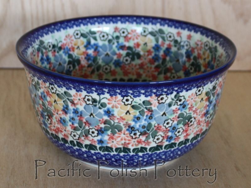 Polish Pottery CA Signature Unikat 1589 Bread Bowl  