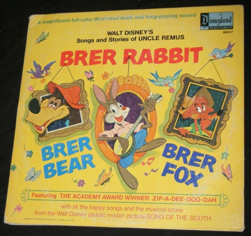 BRER Rabbit, DISNEYLAND Record 1970   Uncle REMUS  