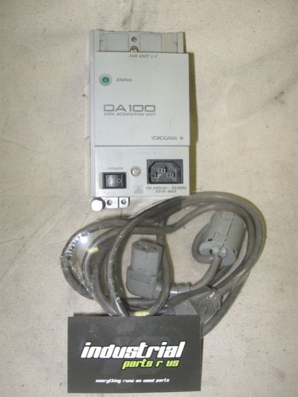 YOKOGAWA DARWIN DATA ACQUISITION UNIT DA100 D1 1M, S10  