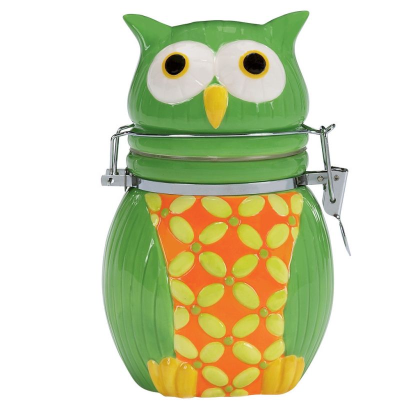 Boston Warehouse Hinged Jar   Spring Owl 026602440273  