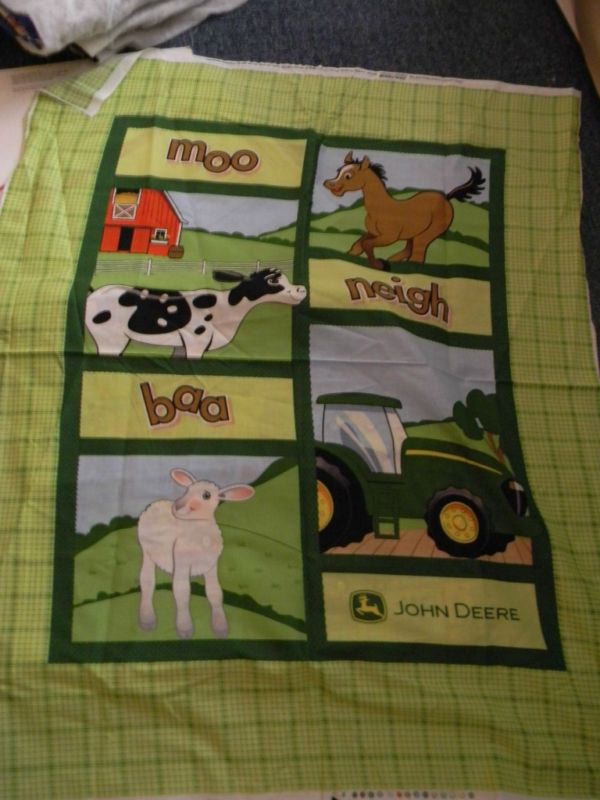 John Deere Tractor Blanket Baby Child  