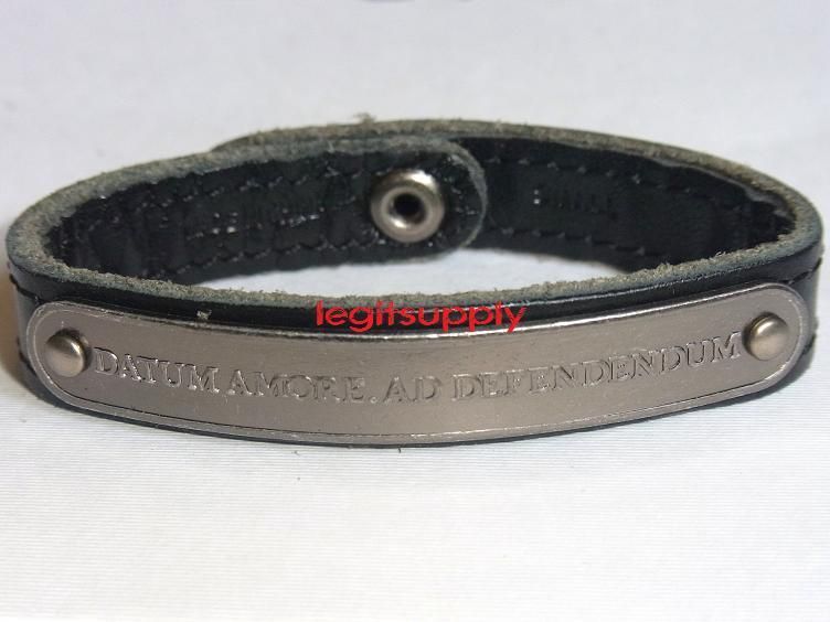 MARC JACOBS Latin GIVEN IN LOVE Leather Bracelet Small  