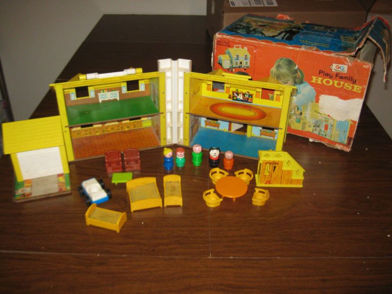 Vintage 1969 FP Little People House 952 Complete & BOX  