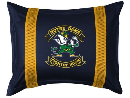 NCAA NOTRE DAME FIGHTING IRISH JERSEY MESH BEDDING SET  