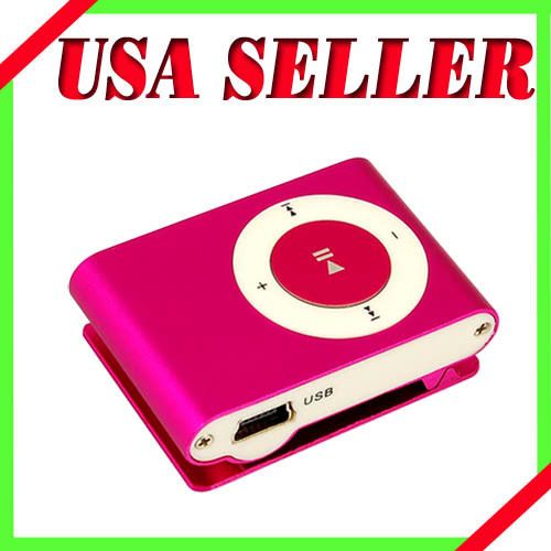 2GB  PLAYER MINI METAL w. CLIP Multi Color NEW  