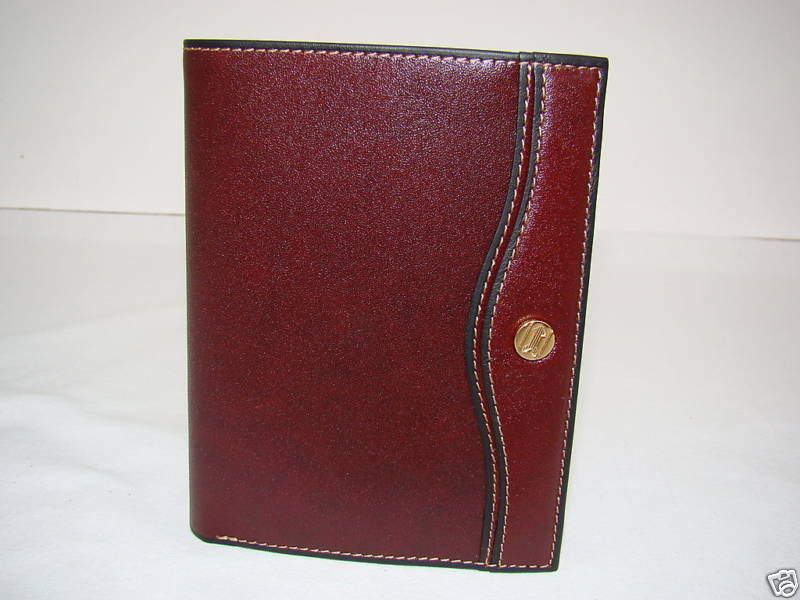 NEW GOLDPFEIL BURGUNDY LEATHER 6 CREDITCARD SLOT WALLET  