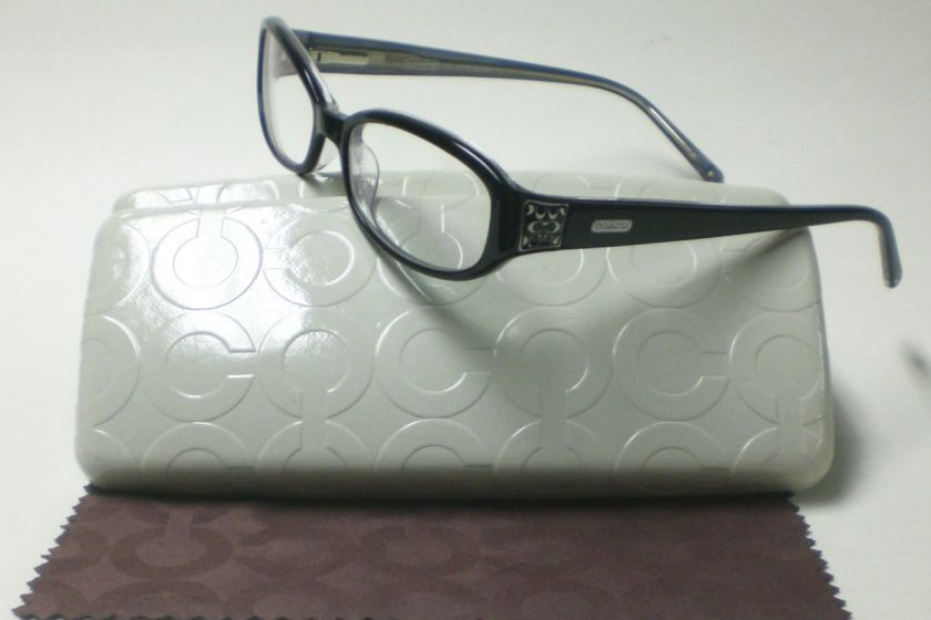 COACH JILL 2015 BLACK EYEGLASSES AUTHENTIC 52  