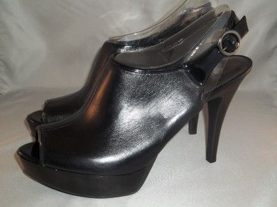 New Nine West Springdew Leather Peep Toe Bootie Size 11  