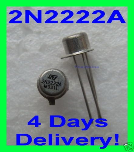 20 x 2N2222A 2N2222 TO 18 NPN 40V 0.8A Transistor  