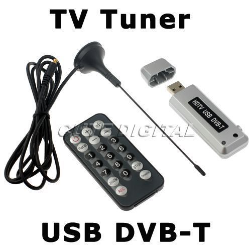 Digital USB 2.0 DVB T HDTV TV Tuner Recorder & Receiver  