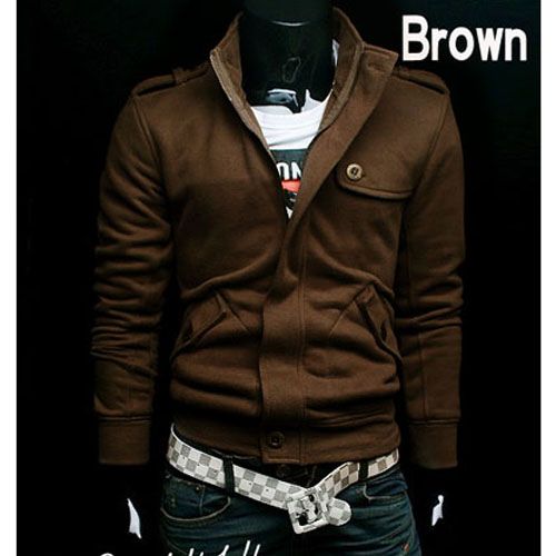   Fashion Coat Mens Jacket Slim Popular Top Designed Hoody L XL XXL #2