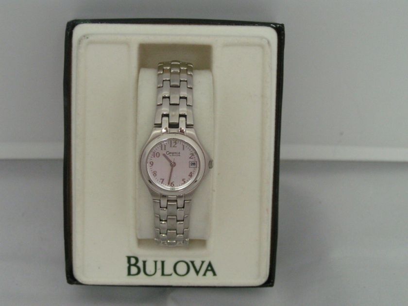 New Caravelle Bulova Ladies Watch Stainless Steel  