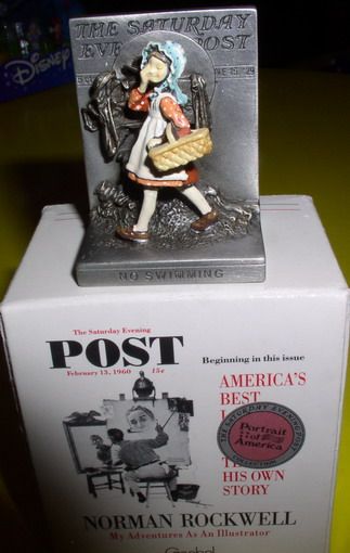 American Norman Rockwell No Swimming Figurine  