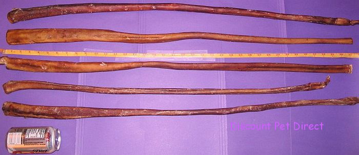 up for sale are 5 bully stick canes each about