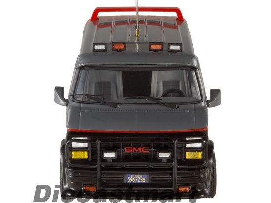   ELITE V8424 143 THE A TEAM GMC CLASSIC VAN DIECAST BLACK  