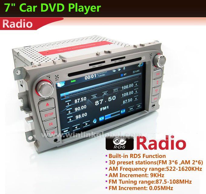 CAR DVD PLAYER HD GPS DVB T FOR FORD MONDEO FOCUS  