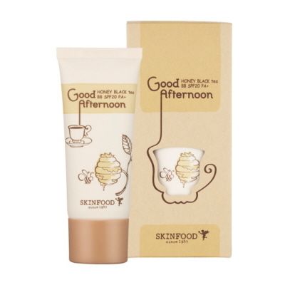 SKINFOOD Good Afternoon Honey Black Tea BB SPF20/PA+, #1 Light Beige 