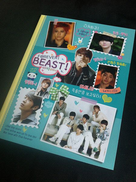 BEAST B2AST KOREAN VERY CUTE BEAST NOTEBOOK  