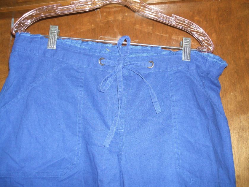 IZOD LINEN & COTTON BERMUDA SHORTS~SZ 22W~ NWOTGS  