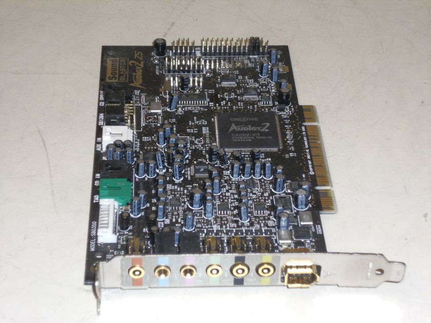 Sound Blaster Creative Audigy2 ZS SB0350 PCI Sound Card  