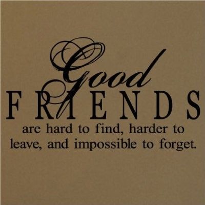 Good Friends wall sayings quotes lettering decals word  