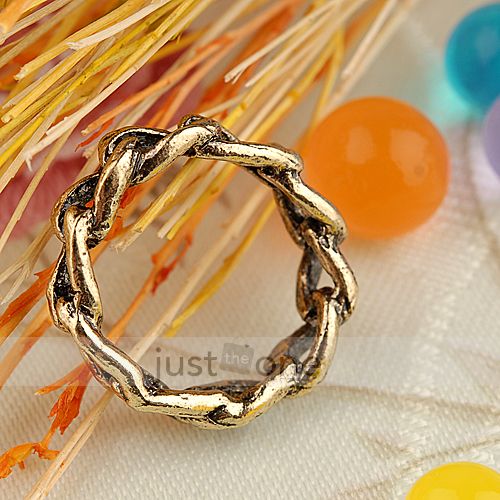   Jewelry Women Lady Girl Unadjustable Finger Ring US Sz 6 1/2  