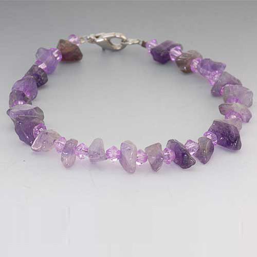 New Nature Gemstone Chips Handmade Fashion Bracelet V1  