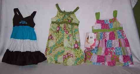 GIRL SUN DRESSES * NWT * $60 great colors * sz 5  