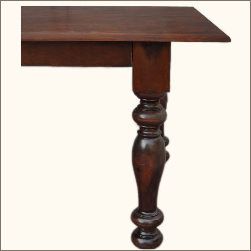   Wood Farmhouse Large Dining Room Table Furniture for 8 People  