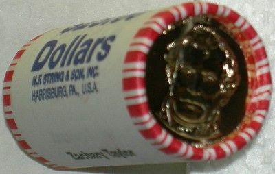 2009 ZACHARY TAYLOR GOLD.DOLLARS ROLL 25 ALL BU  