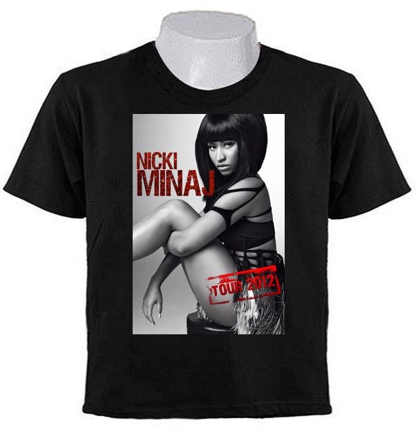 NICKI MINAJ Onika Tanya Maraj 2011 2012 TOUR hip hop POP T SHIRTS 